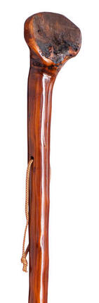 Bâton de randonnée pèlerin bois de châtaignier, avec bâton 1.40m