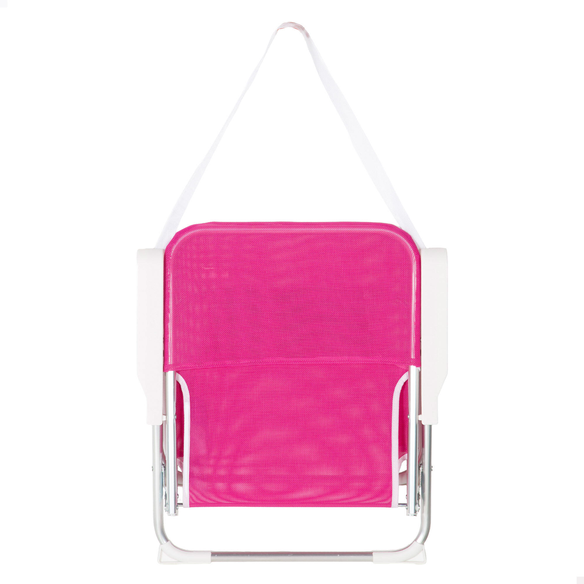 Aktive Chaise de plage pliable 44x40x72 cm fuchsia avec poignée 7/7