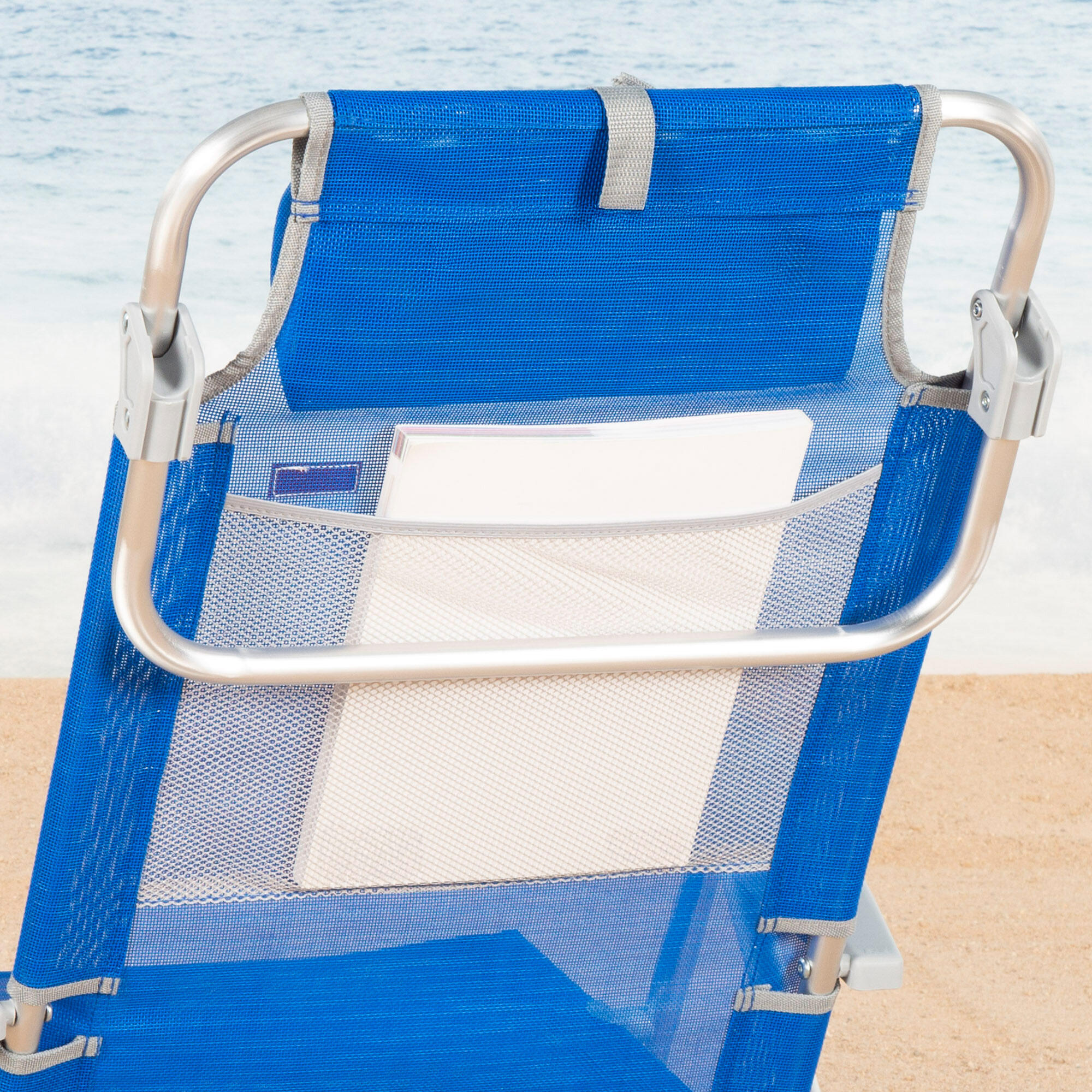 Aktive Sedia da spiaggia bassa multiposizione 47x49x82 cm Gomera 6/7