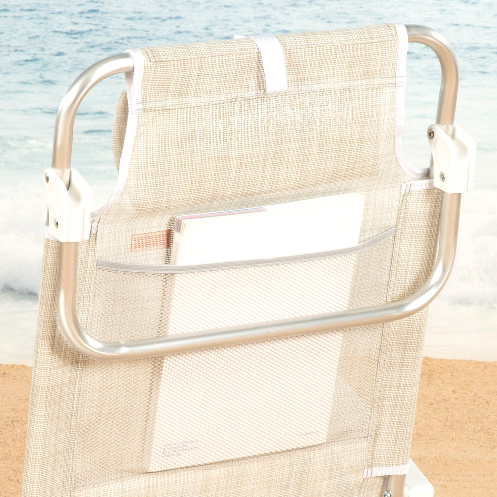 Aktive Chaise de plage basse multiposition Ibiza 47x49x82 cm 6/7