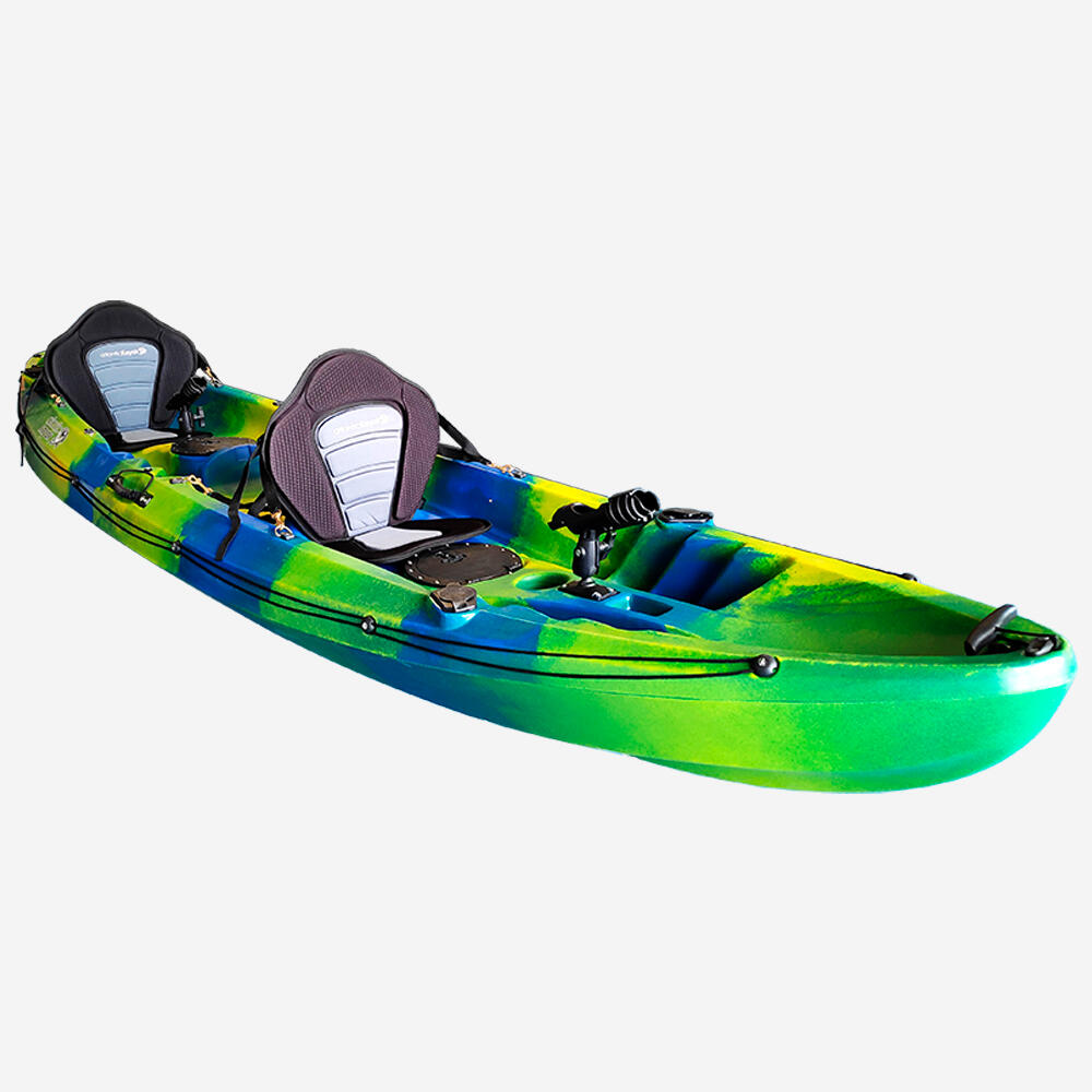 Kayak de paseo y pesca Atlantic Kayak Kenai Dobel 2+1 Carioca 2/2
