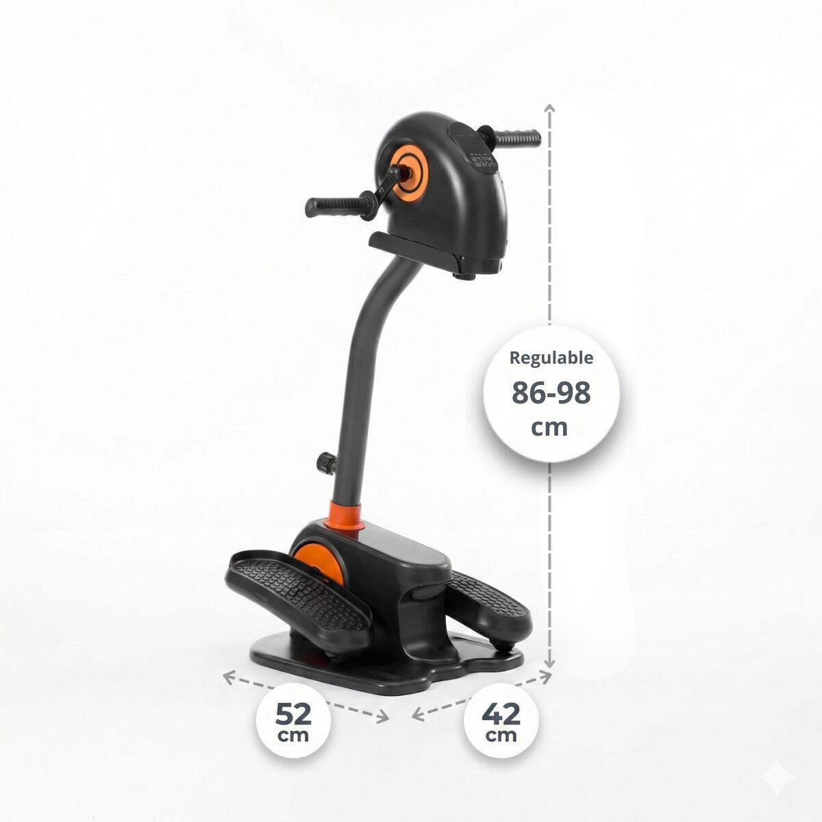 Mini Elíptica Dual, Ejercitador de Brazos y Piernas automático y manual 6/8