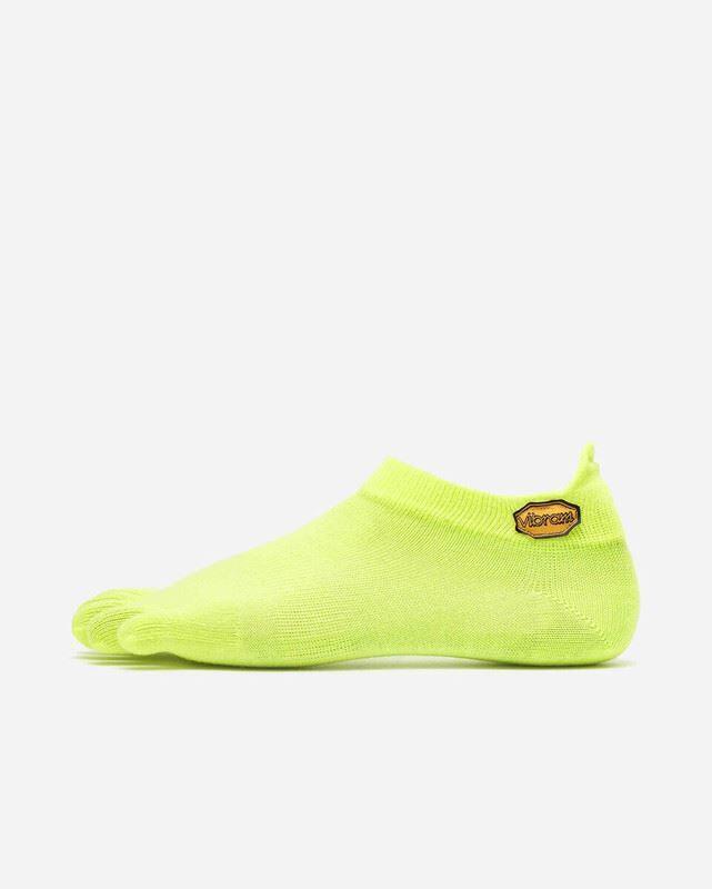 Calcetines 5TOE No Show Yellow Vibram running Unisex Amarillo VIBRAM 4/4