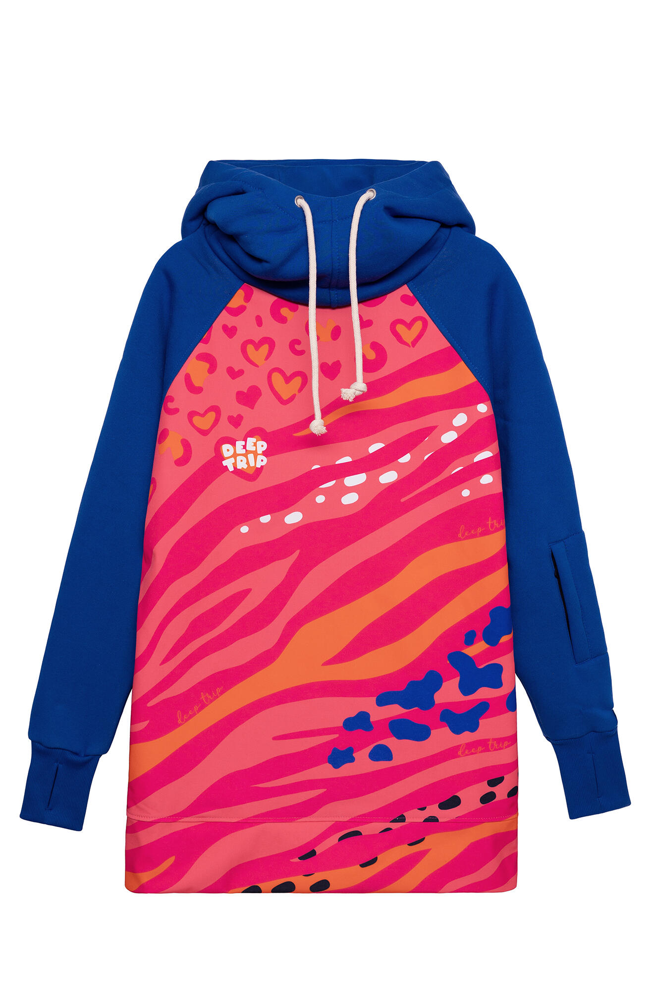 Bluza outdoorowa z kapturem damska DEEP TRIP Molly softshell 4/7