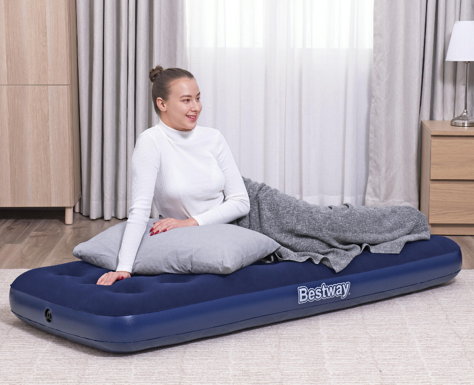 Colchón Hinchable Bestway 185 x 76 x 22 cm 2/7