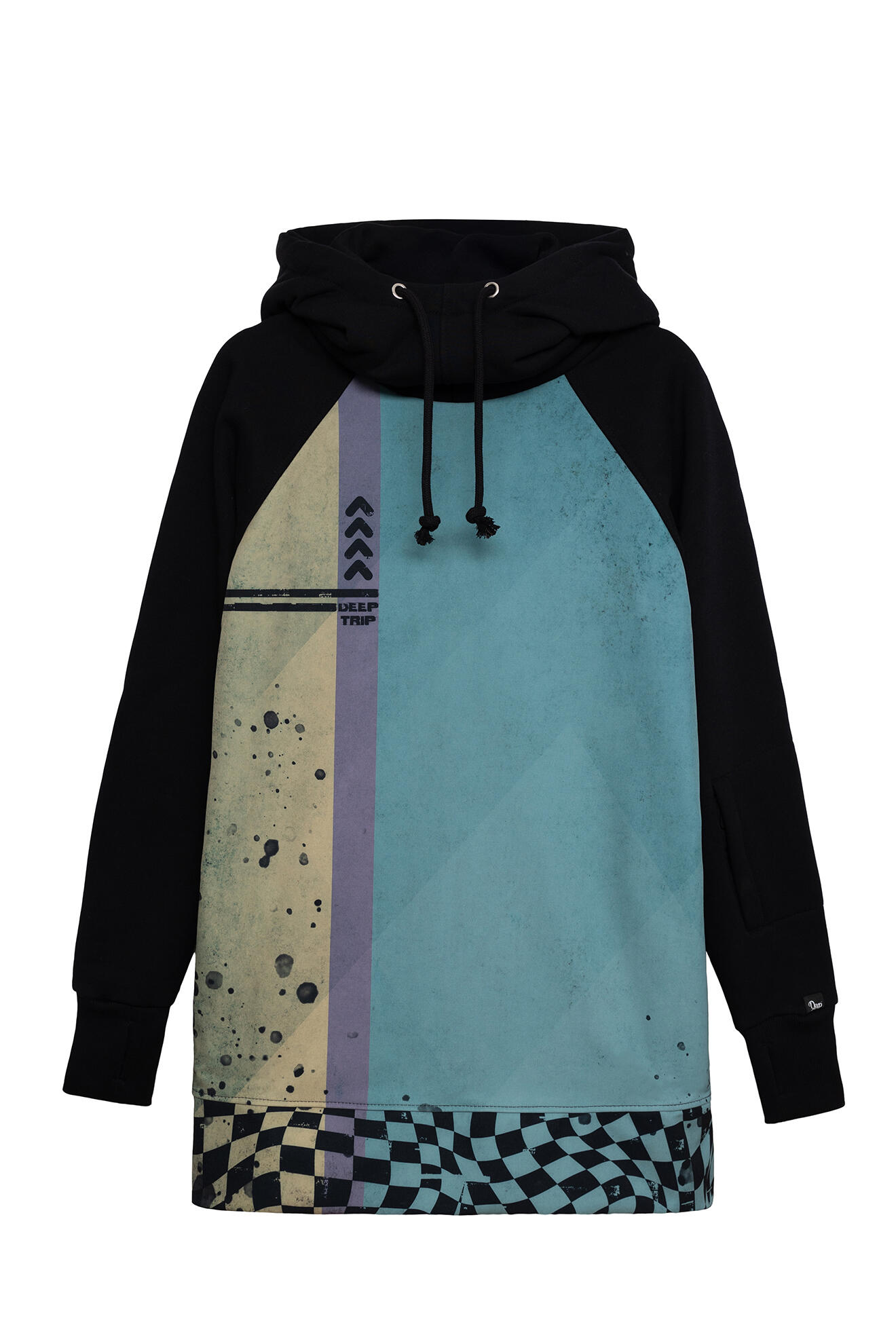 Bluza outdoorowa z kapturem damska DEEP TRIP Drift softshell 3/7