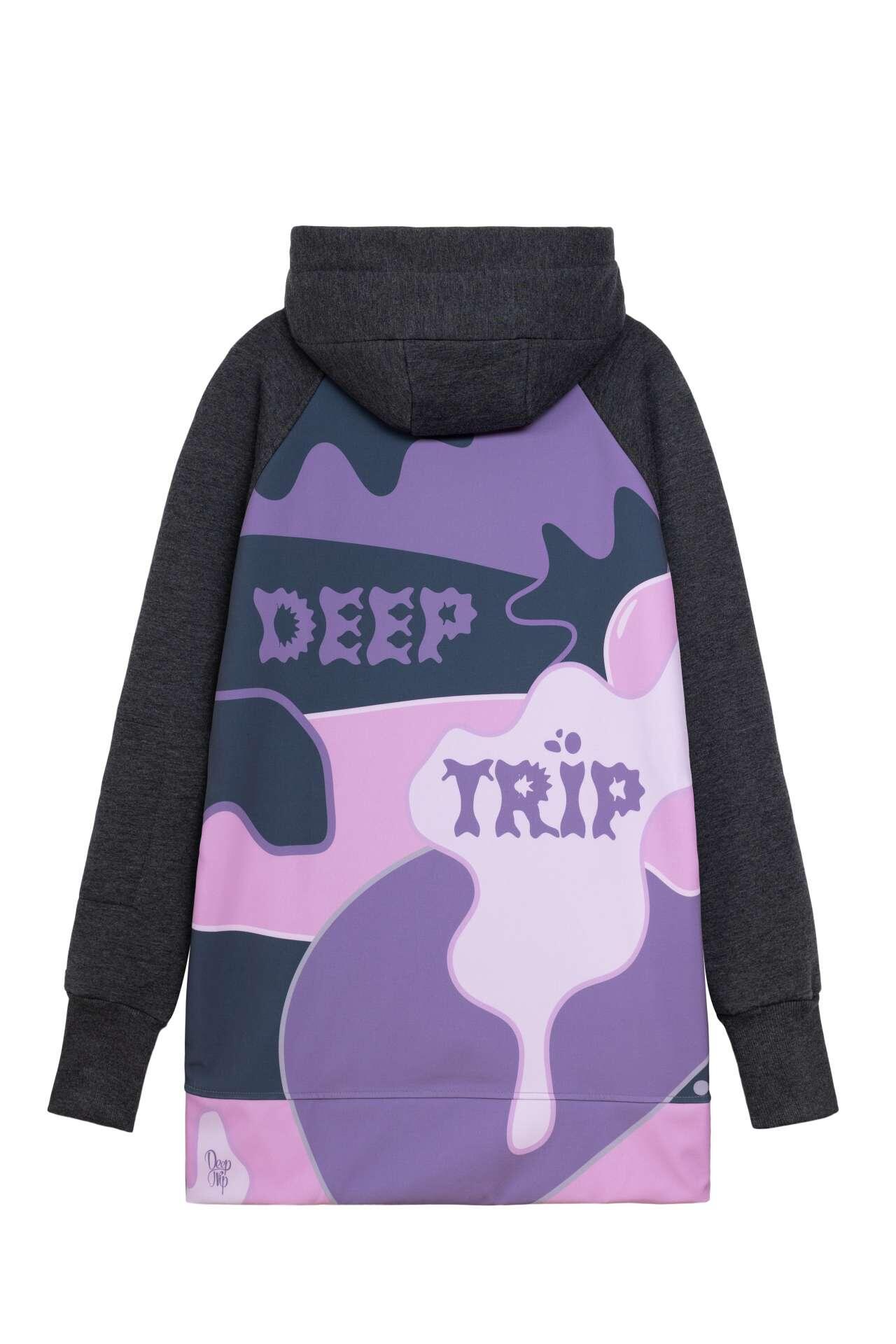 Bluza outdoorowa z kapturem damska DEEP TRIP Fibi softshell 5/7