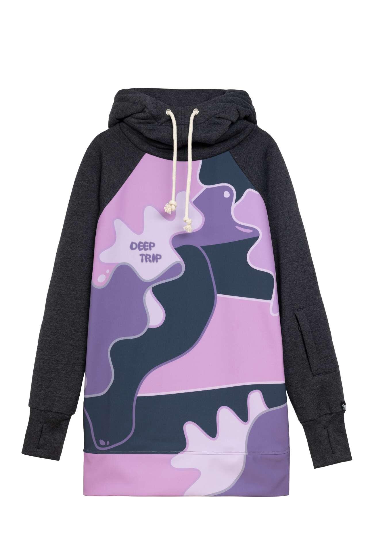 Bluza outdoorowa z kapturem damska DEEP TRIP Fibi softshell 4/7