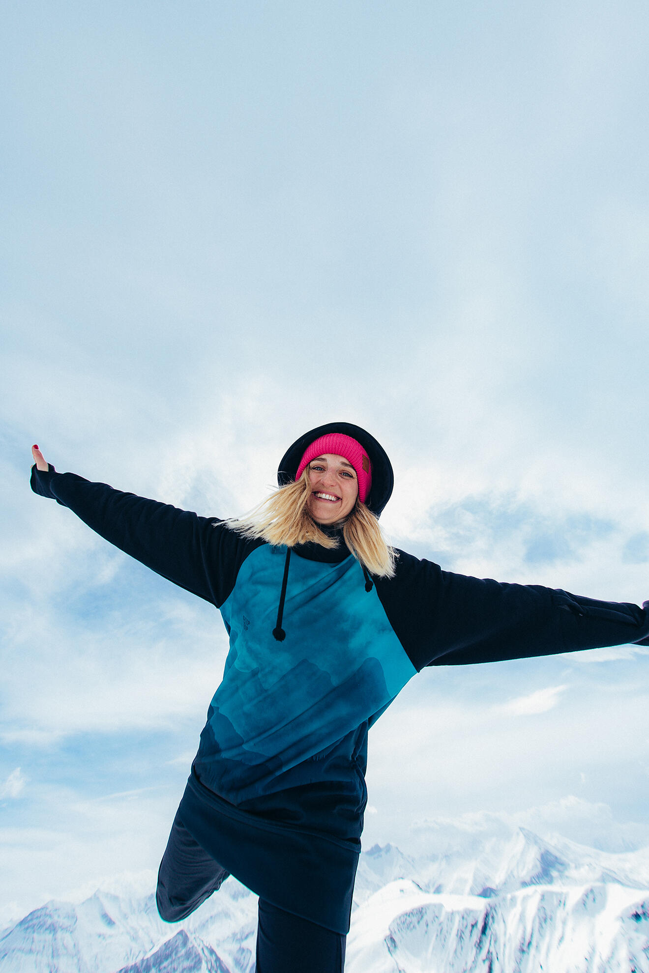 Bluza outdoorowa z kapturem damska DEEP TRIP Forest softshell 7/7
