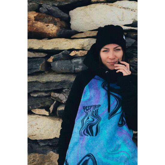 Bluza outdoorowa z kapturem damska DEEP TRIP Melt softshell