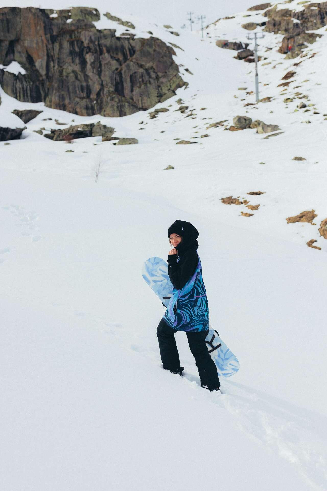 Bluza outdoorowa z kapturem damska DEEP TRIP Melt softshell 6/7