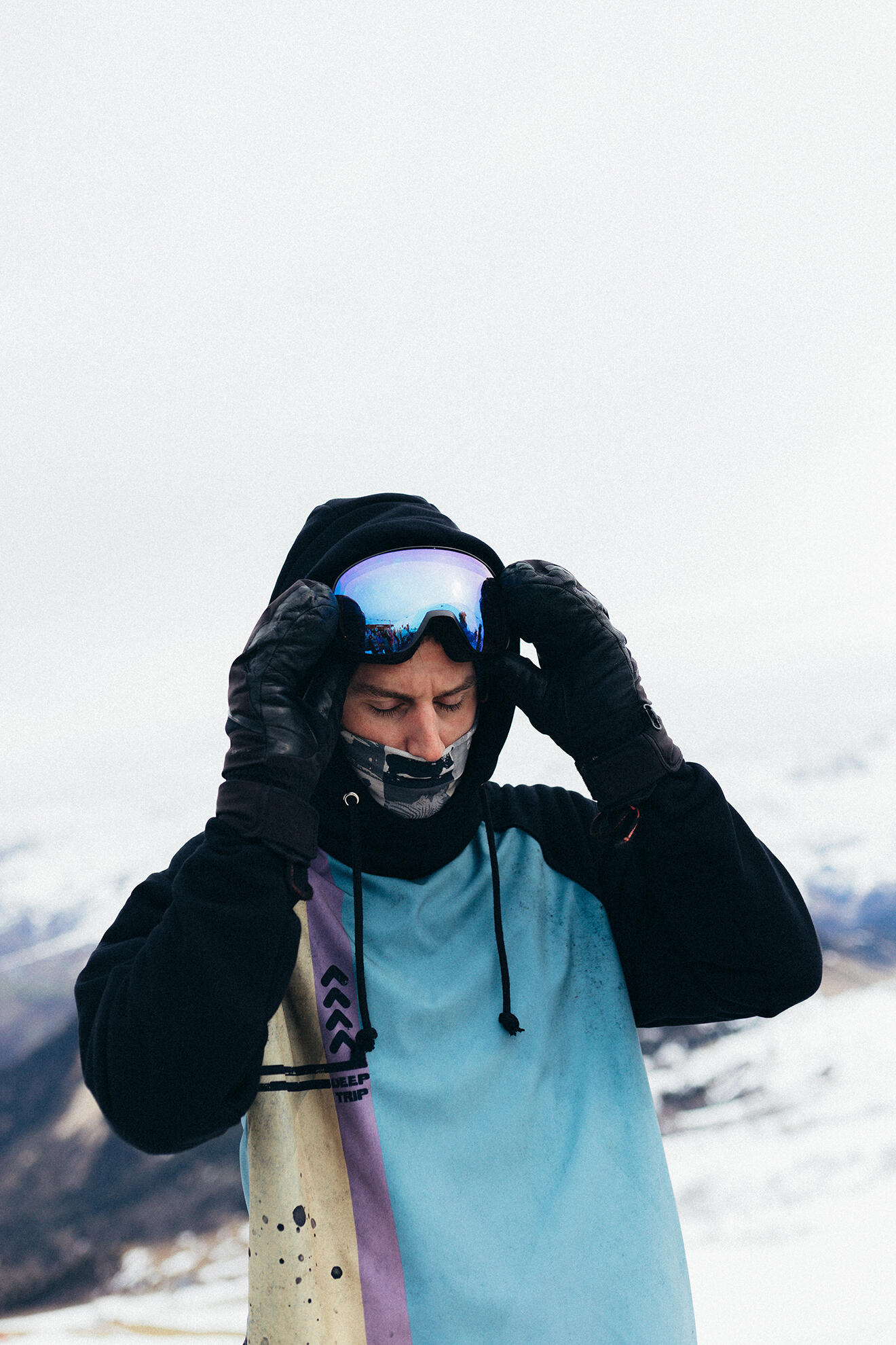 Bluza outdoorowa z kapturem męska DEEP TRIP Drift softshell 5/7