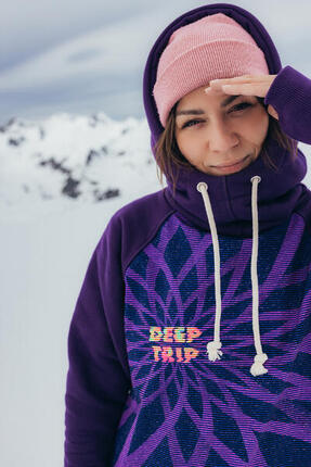 Bluza outdoorowa z kapturem damska DEEP TRIP Mood softshell