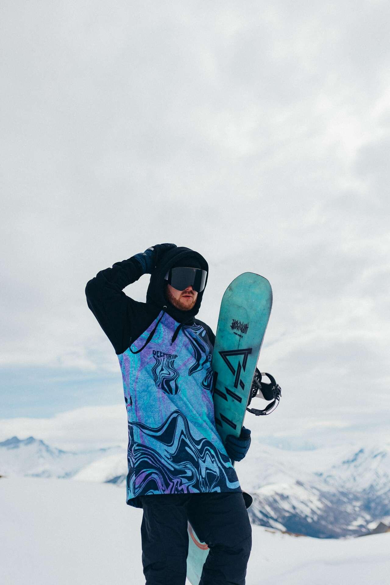 Bluza outdoorowa z kapturem męska DEEP TRIP Melt softshell 5/6