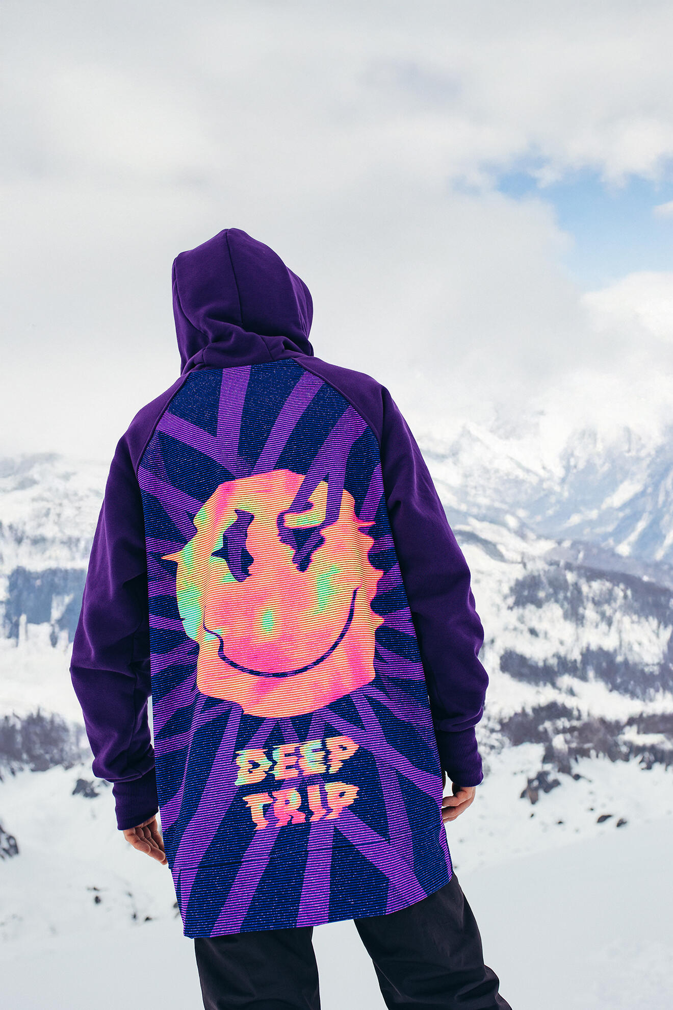 Bluza outdoorowa z kapturem męska DEEP TRIP Mood softshell 6/7