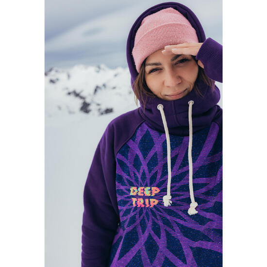 Bluza outdoorowa z kapturem damska DEEP TRIP Mood softshell
