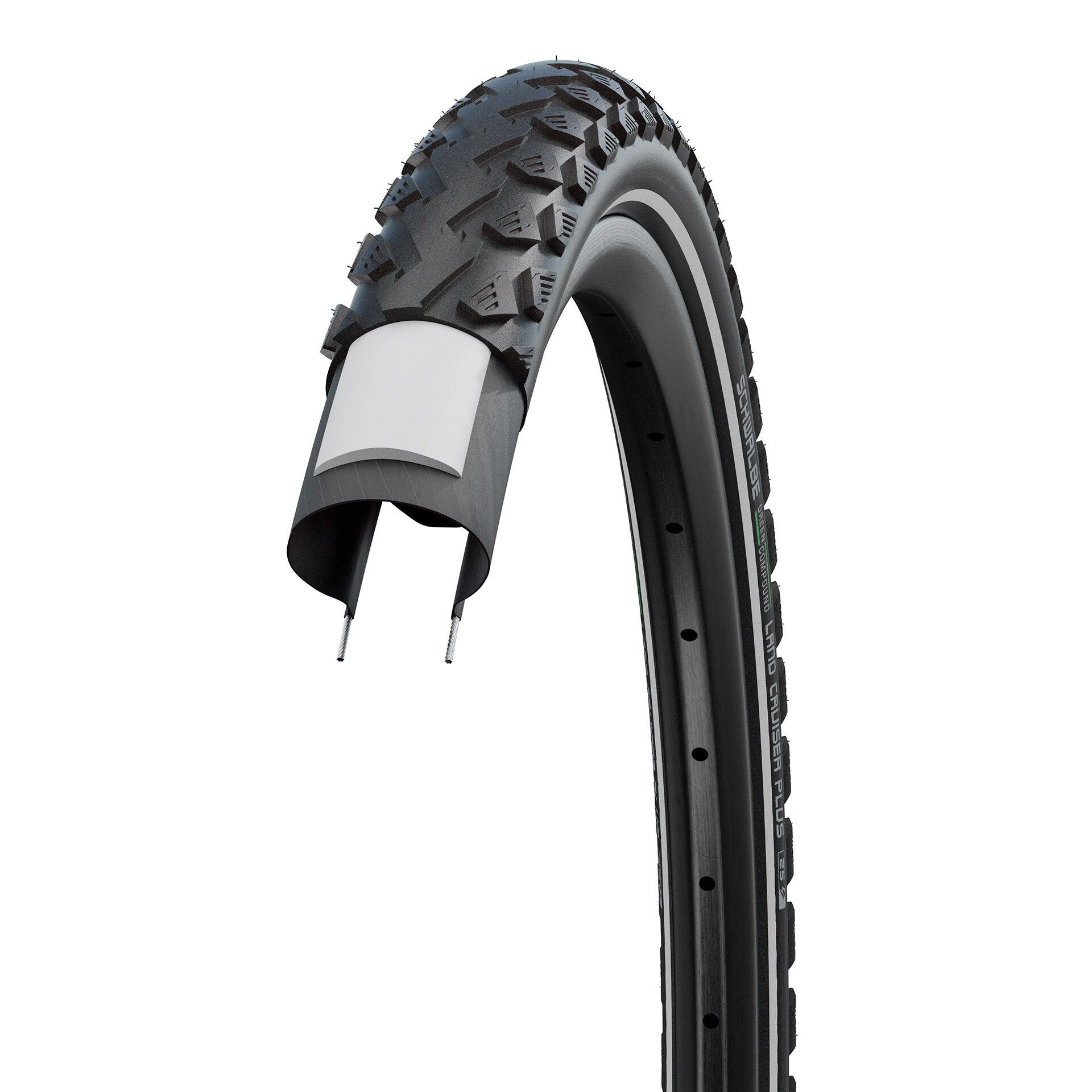Pneu vtt 26 x 2.00 Schwalbe land cruiser plus noir tr (50-559) 4/4