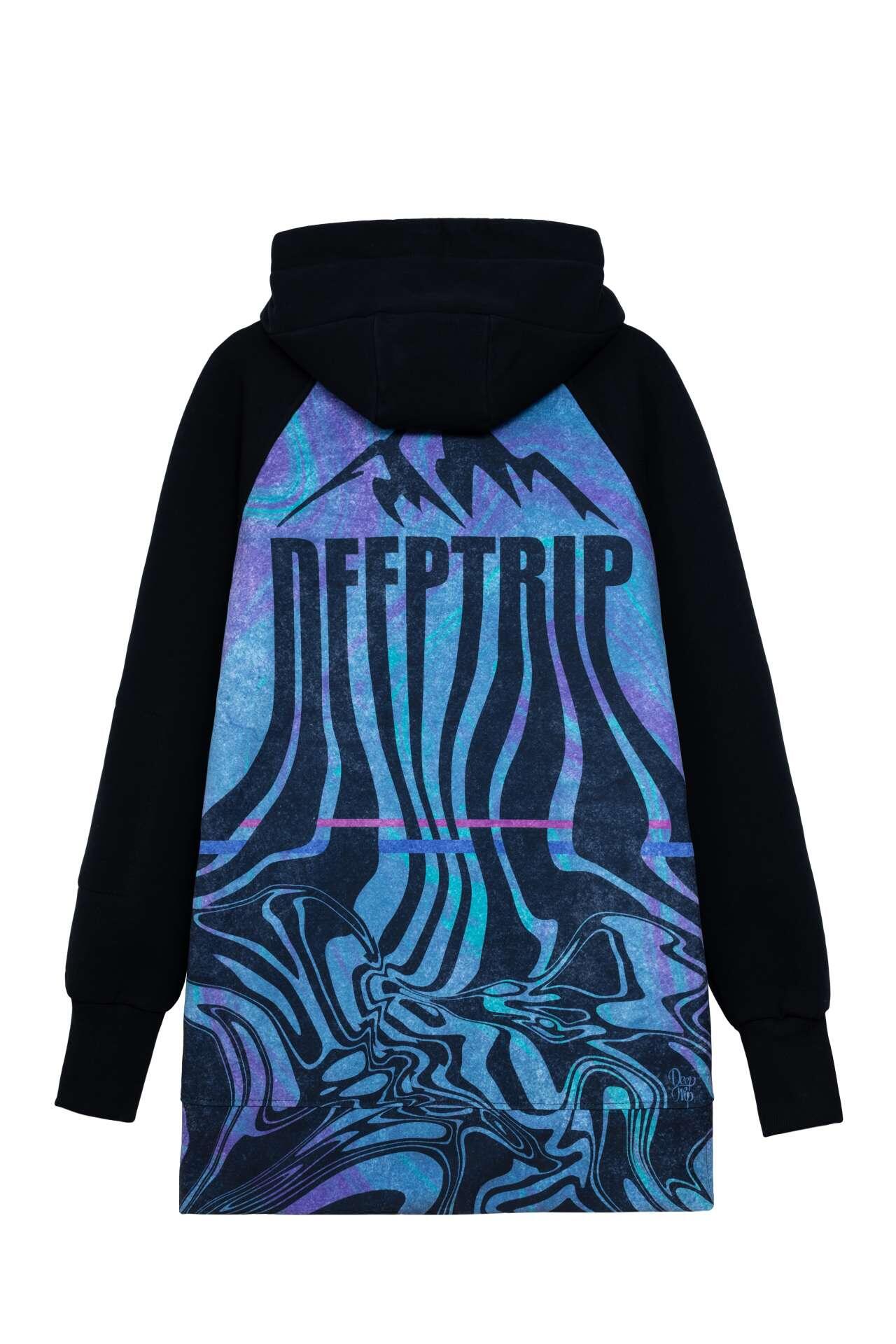 Bluza outdoorowa z kapturem damska DEEP TRIP Melt softshell 4/7