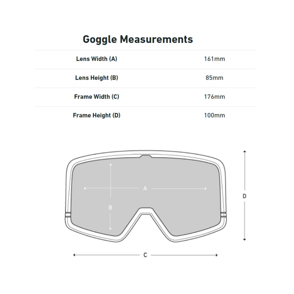 Masque de ski MEGALITH SPY x LAURENT - Happy ML Rose Black Mirror