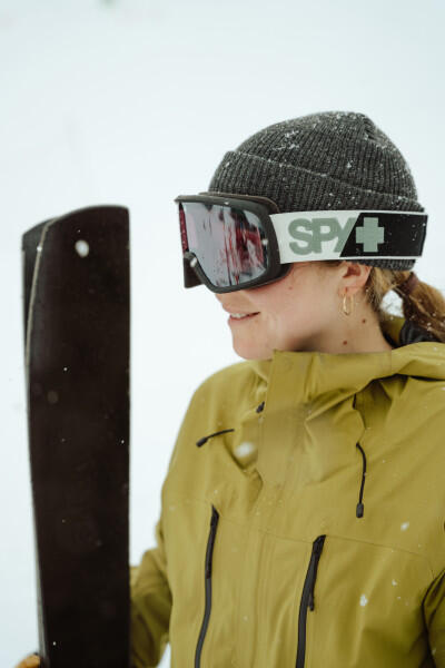 Maschera da sci MARSHALL 2.0 Warm Gray - Happy ML Rose Black Mirror 3/5