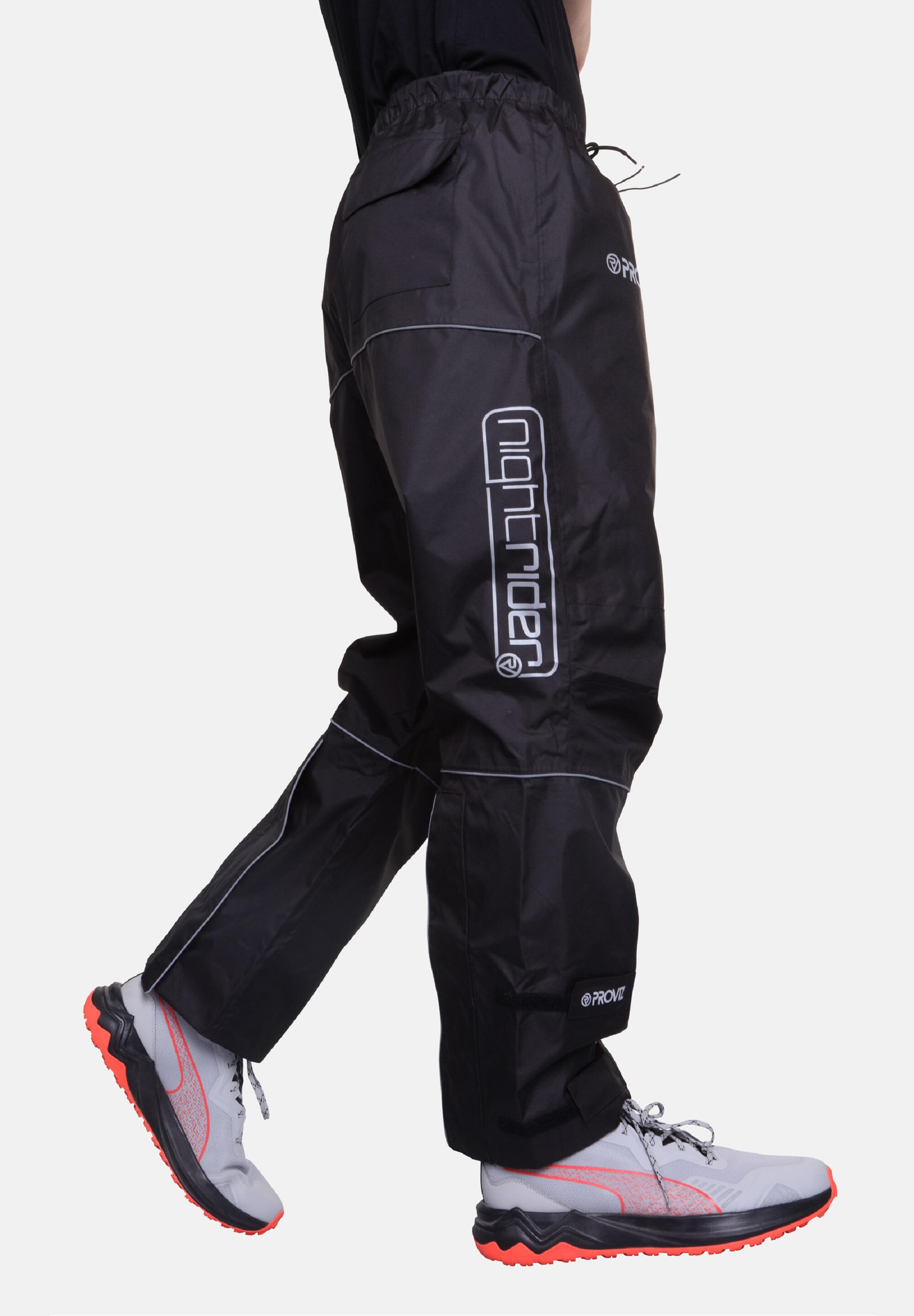 NIGHTRIDER XL Pantalon vélo anti-pluie et coupe vent - XL - Noir 4/6