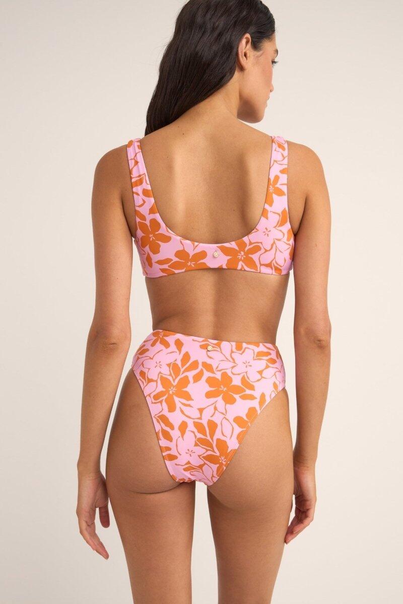 Bora Bora Twist Front - Top de traje de baño para mujer 3/4