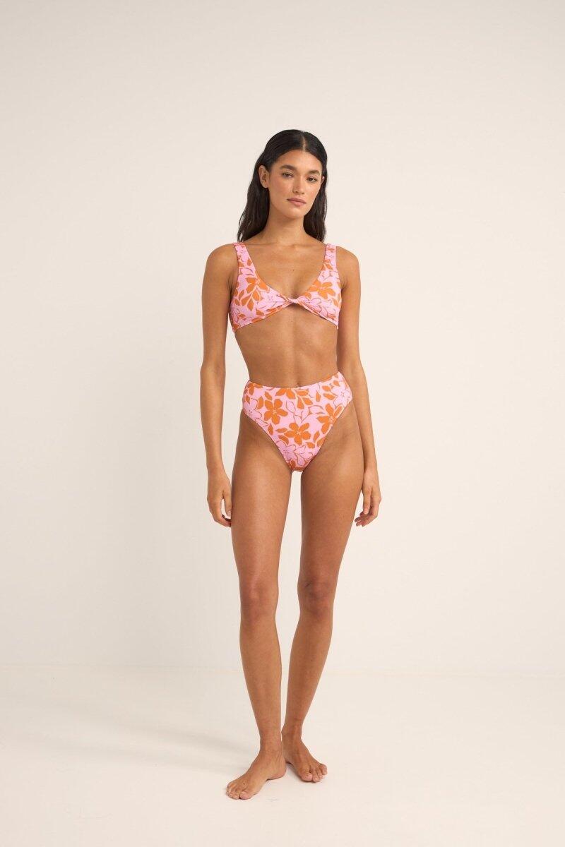 Bora Bora Twist Front - Top de traje de baño para mujer 4/4
