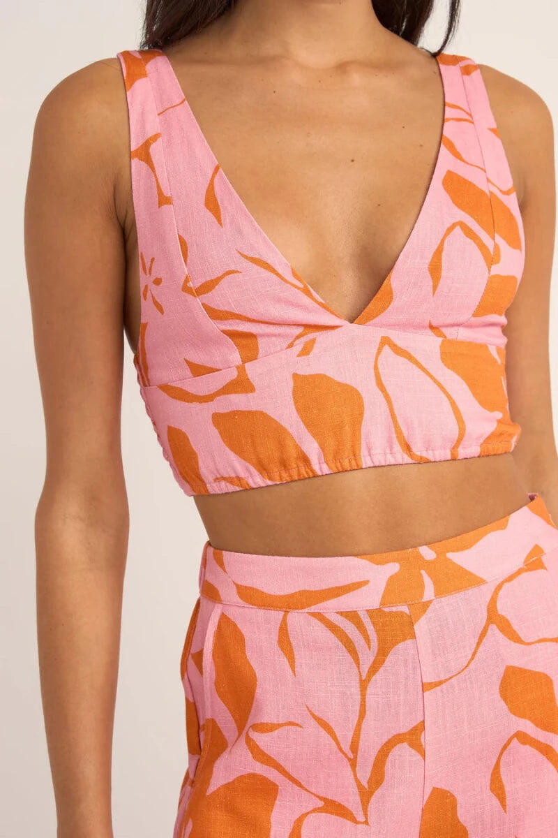 Bora Bora Floral - Top Femme 1/4