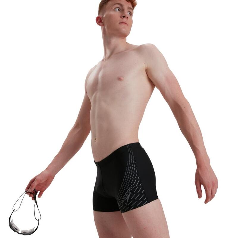 Boxeri de înot Speedo Medley Logo Aquashort pentru bărbați