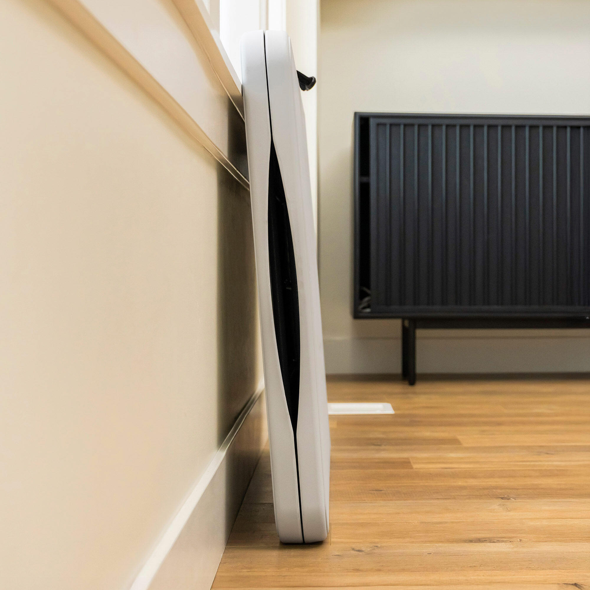 PEAKFORM Mesa rectangular patas abatibles blanco efecto granito 180x70x74 cm 5/7