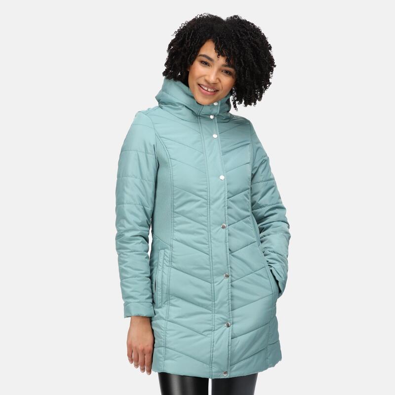 Parthenia Women's Hiking Parka Jacket - Pale Green