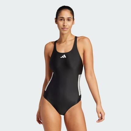Maillot de bain 1 pièce dos en C femme adidas 3-Stripes