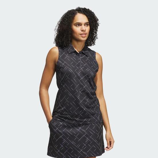 Ultimate365 Printed Sleeveless Poloshirt