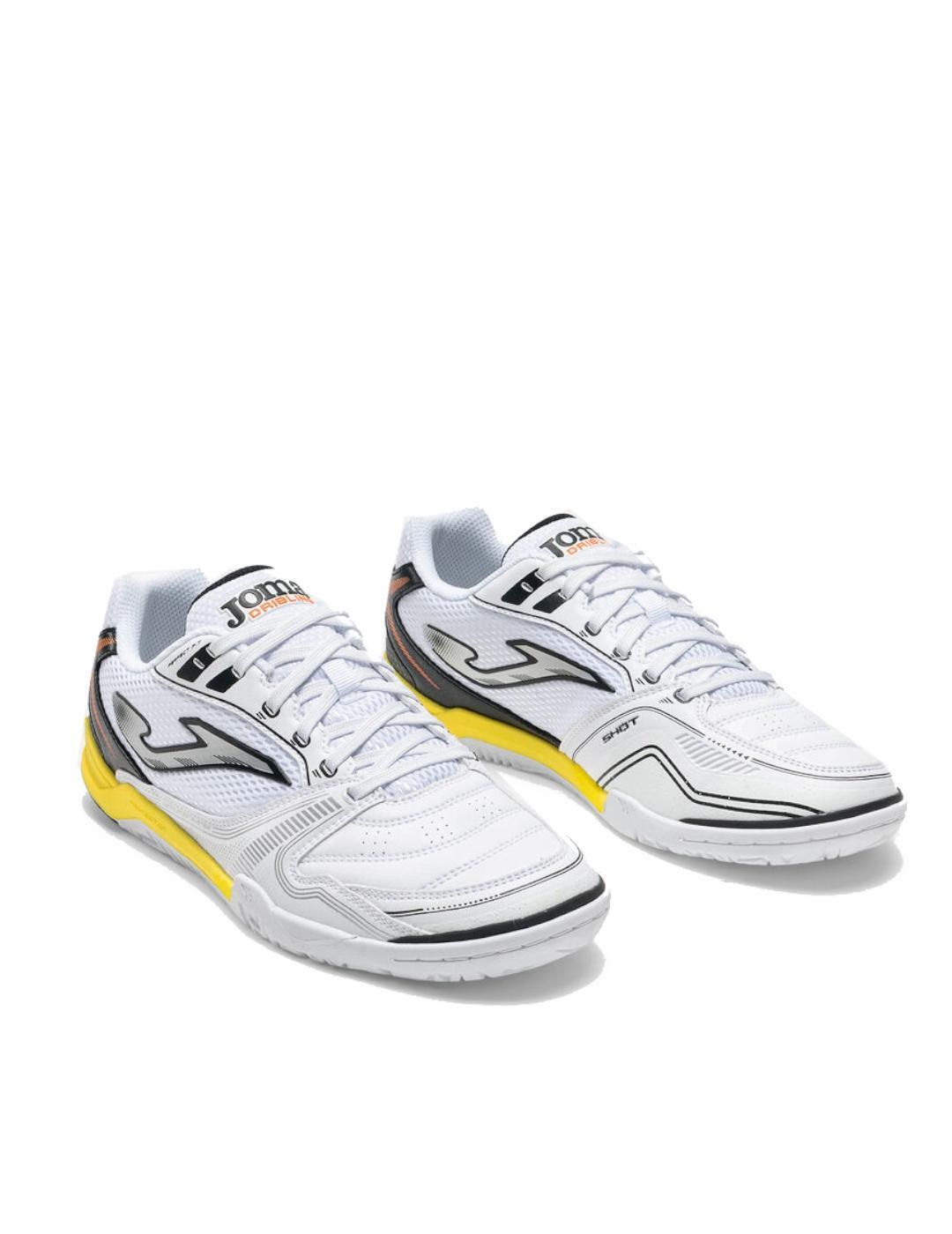 Chaussures Futsal Adulte Joma Dribling 26 IN Blanc 2/5