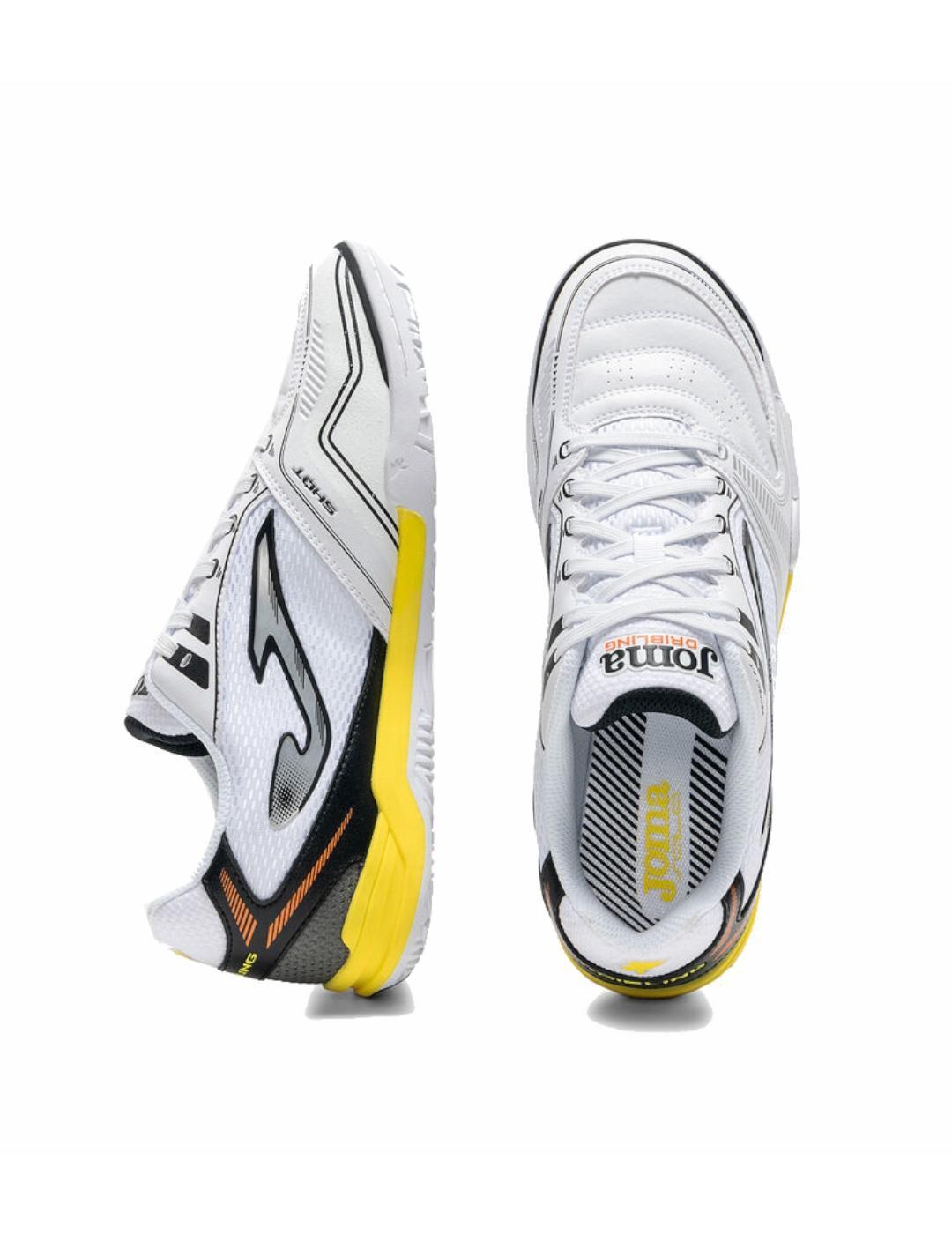 Sneakers da uomo per sport Joma Dribling 2602 sala Bianco. 4/5