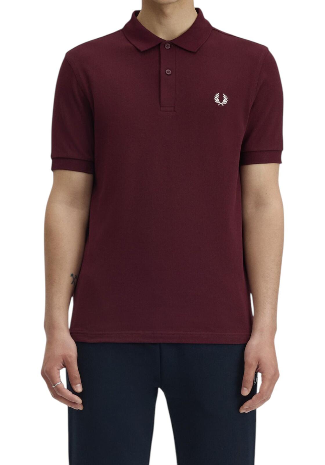 Camiseta para Hombre Fred perry  Granate 4/4