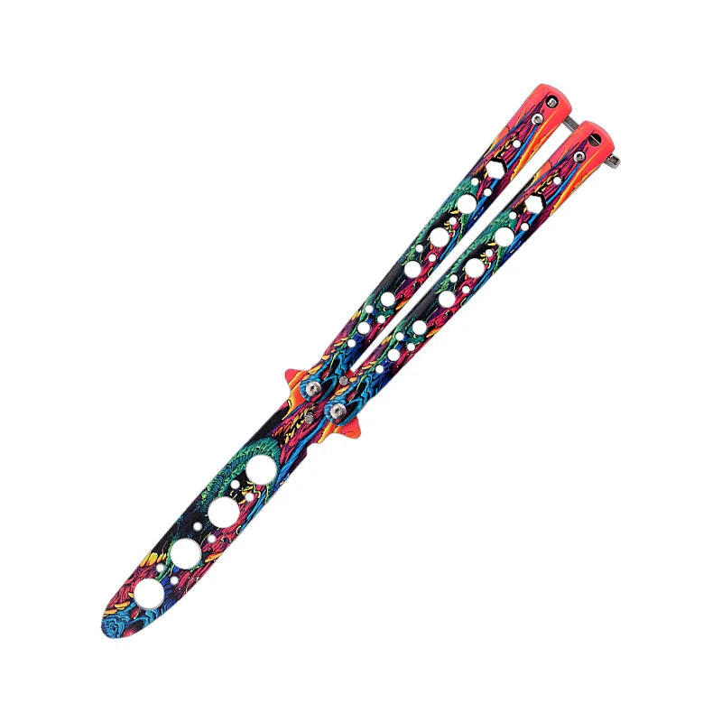Four-Hole Butterfly Practice Knife