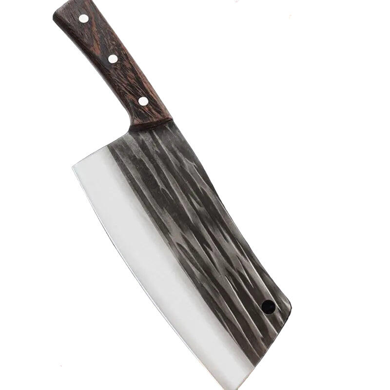 Handmade Forged Kitchen Knife Brown