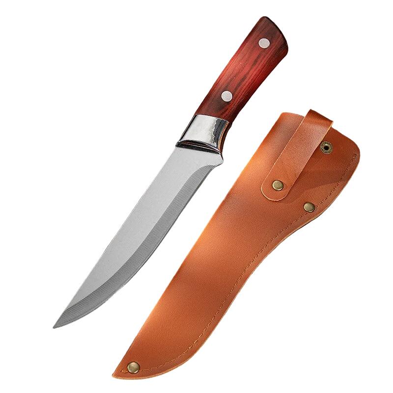 Meat Vegetable Cutting Knife Brown