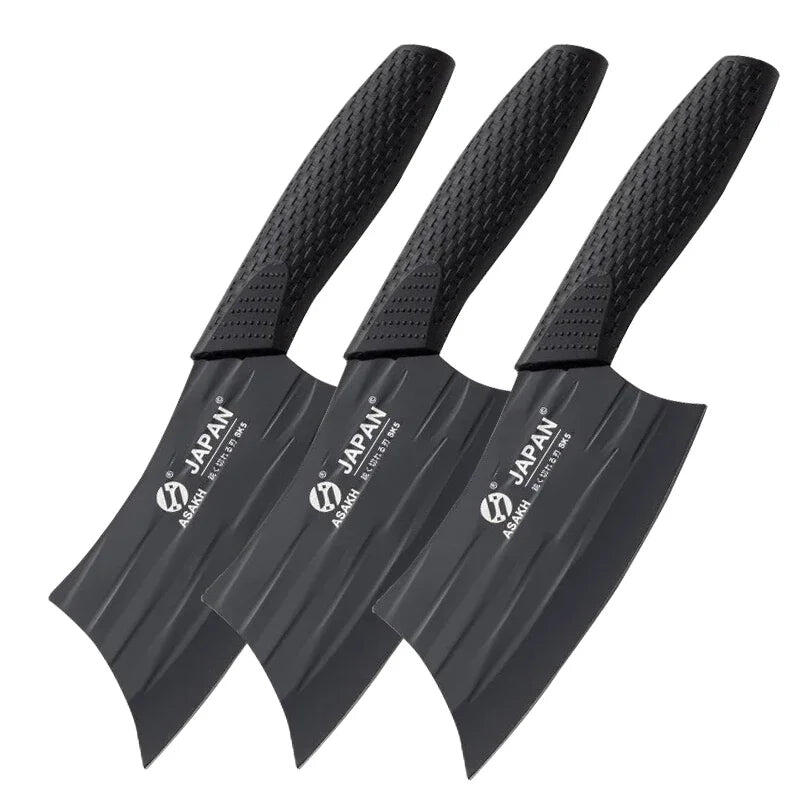3pcs Kitchen Knife Set Black