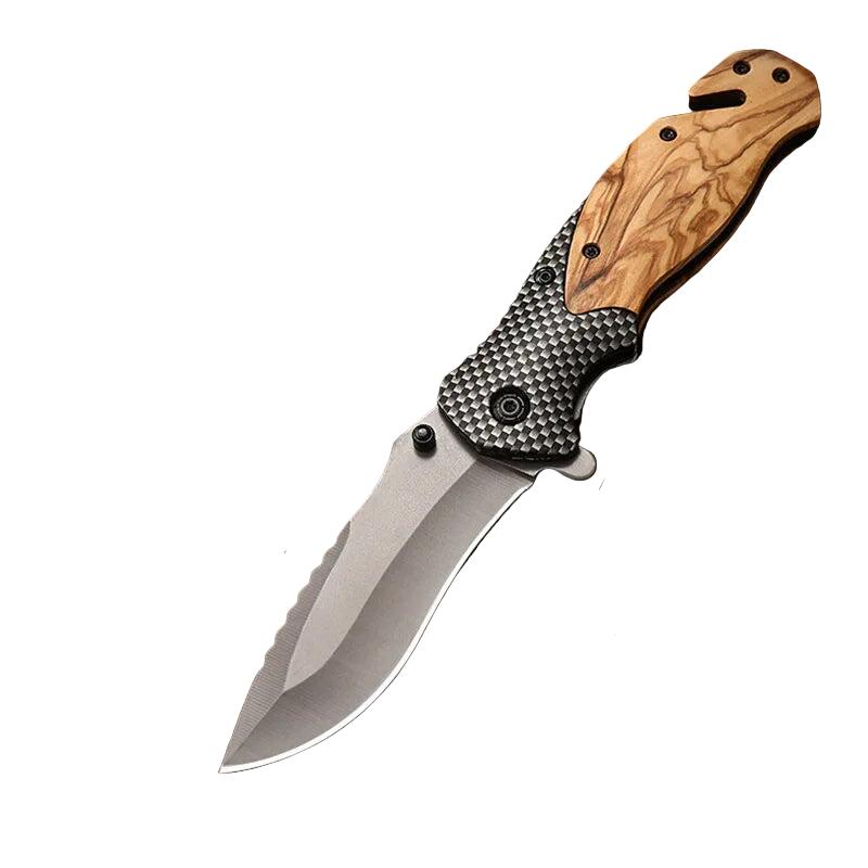 High-Hardness Folding Pocket Knife Brown