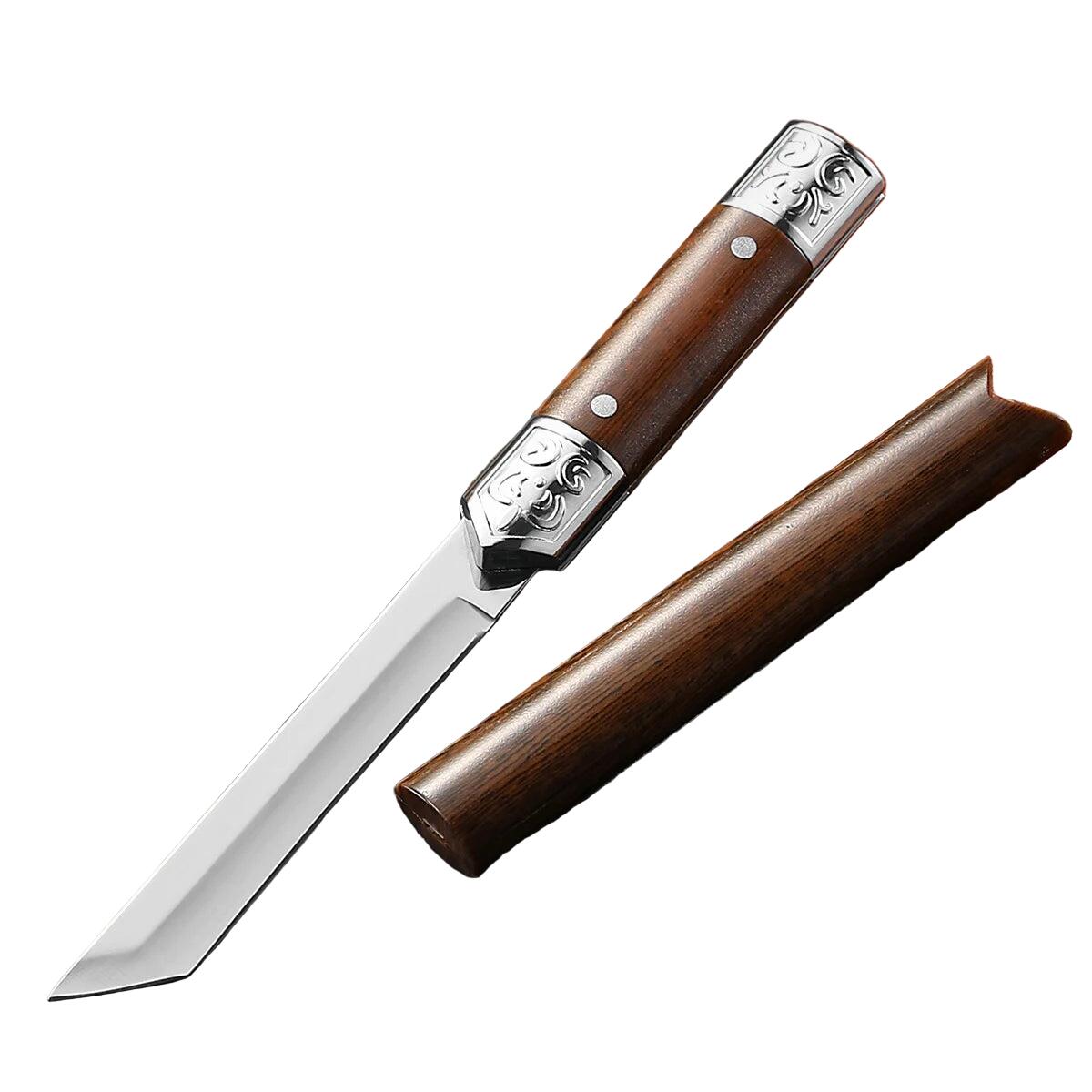 Portable Fruit Utility Knife Brown