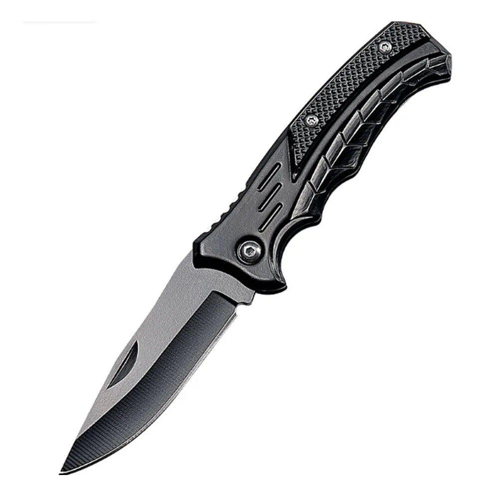 Folding Knife With Rounded Corners Black