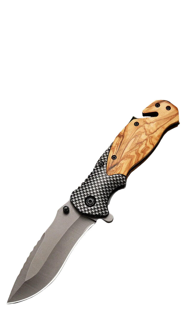 High-Hardness Folding Knife Brown