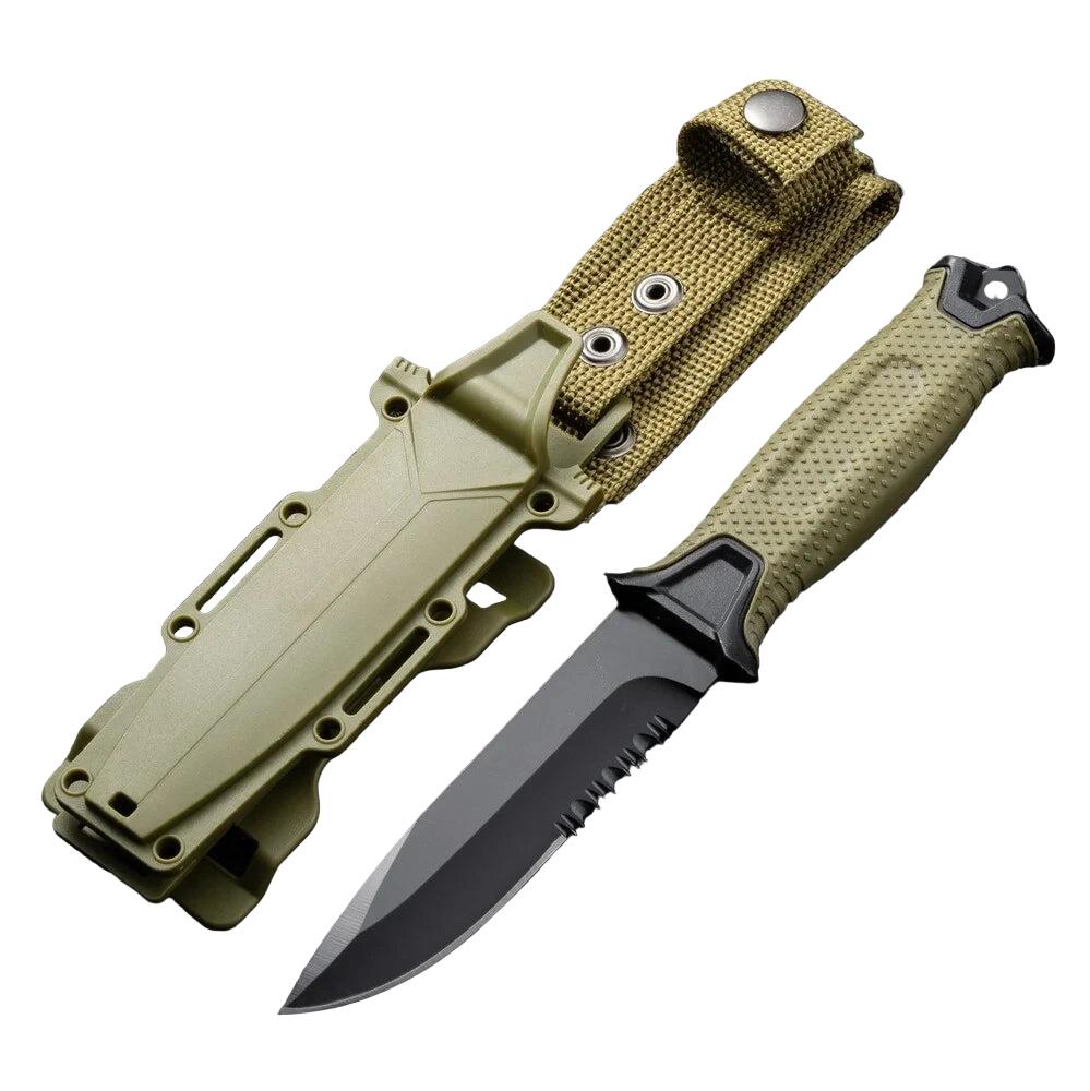 High-Hardness Fixed Blade Knife Green