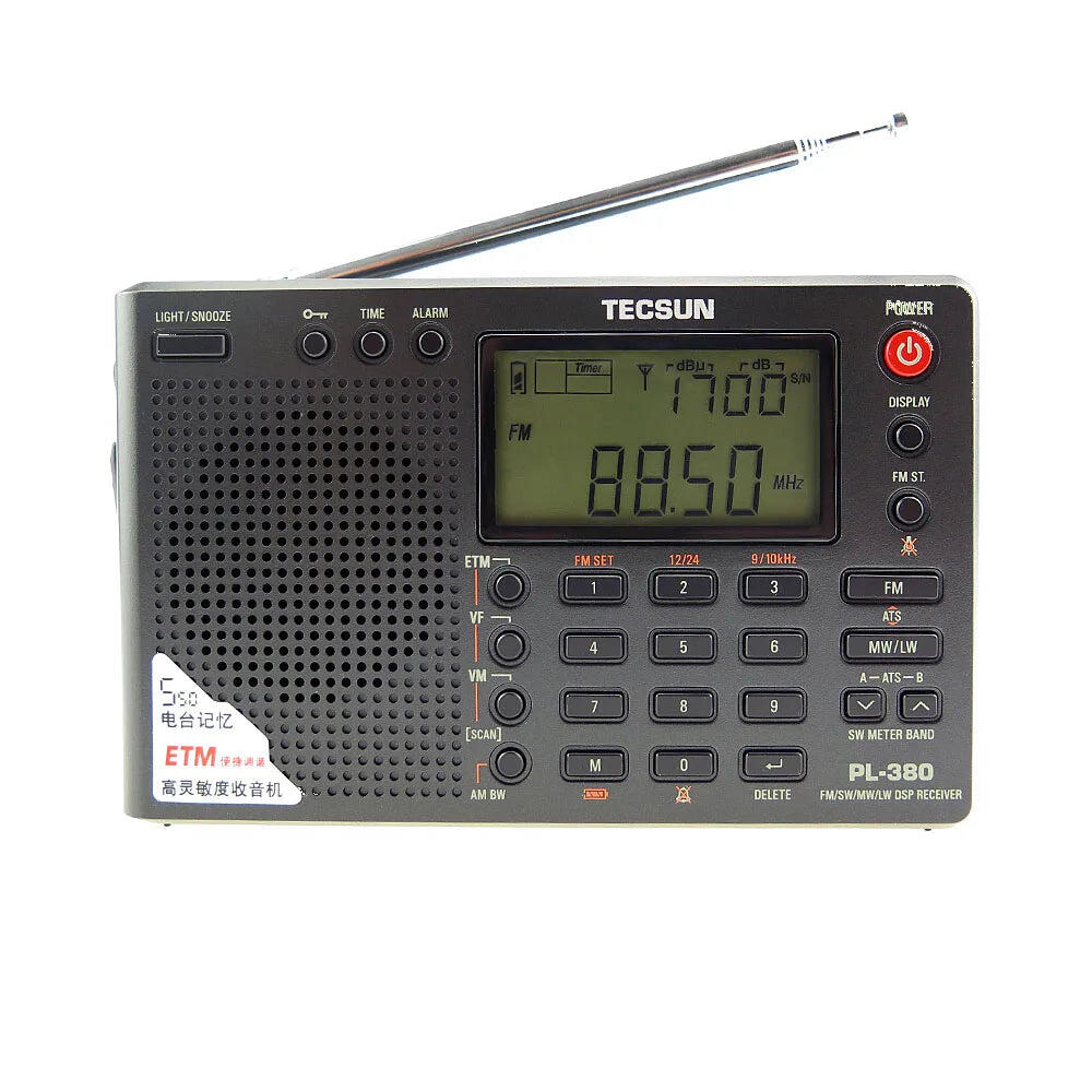 Full Band Digital Portable Radio Black