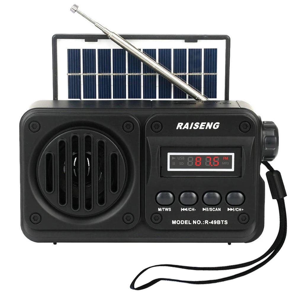 NNEOBA Portable Radio Bluetooth Speaker Black