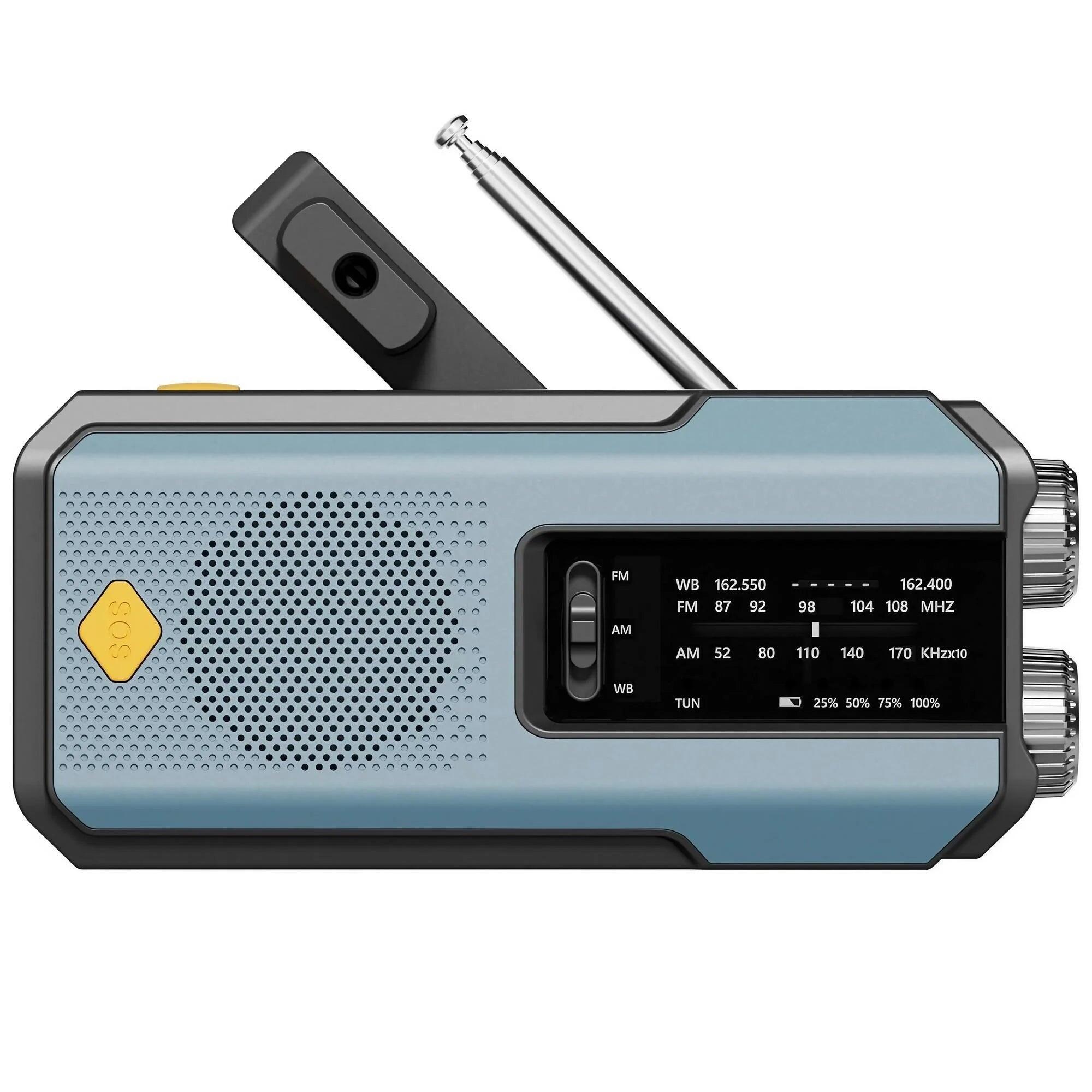 2000mAh Weather Emergency Radio Blue