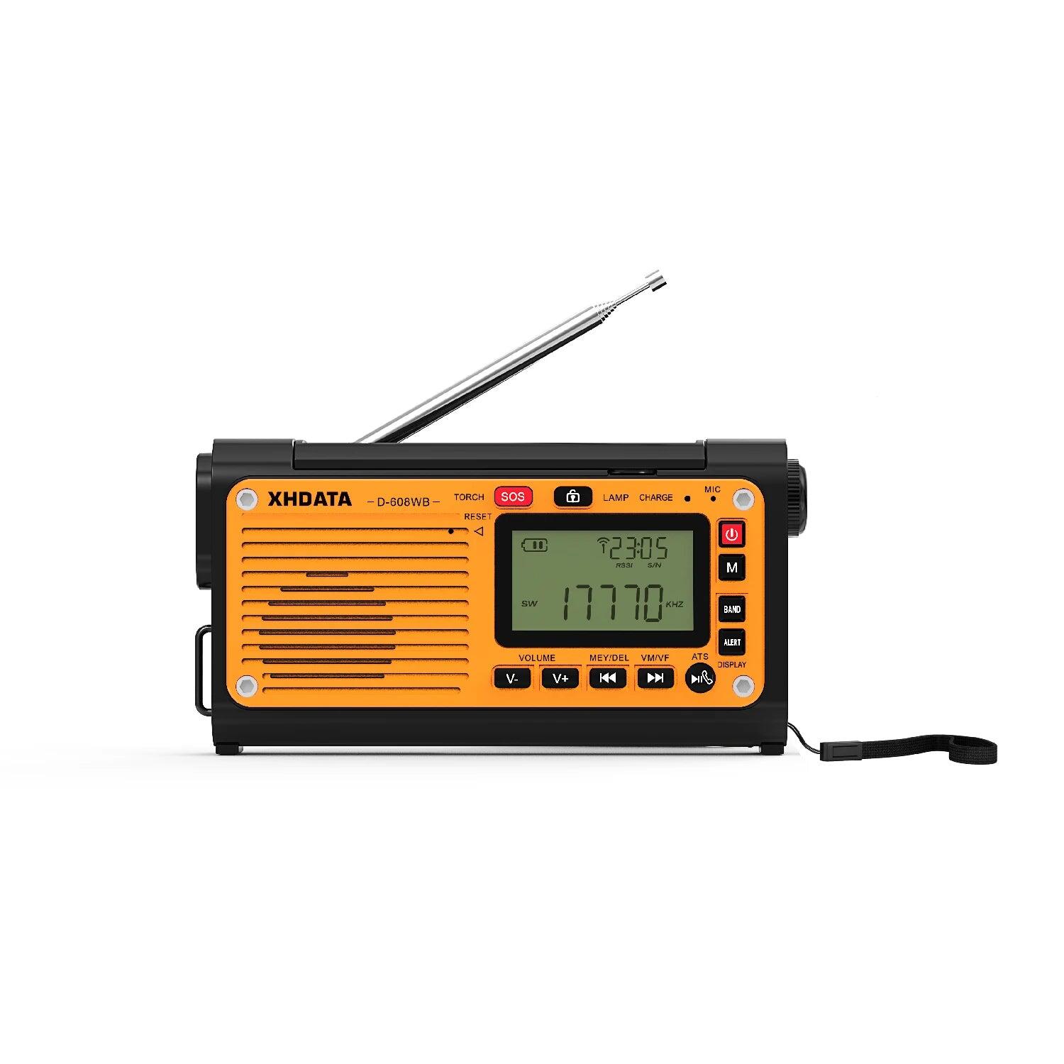 Emergency Crank Weather Radio Black