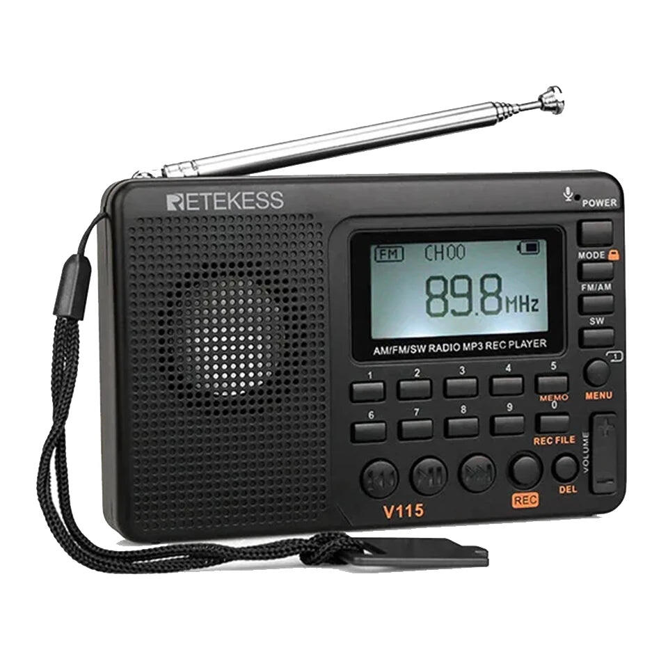 NNEOBA Multi-Band Digital Radio Black